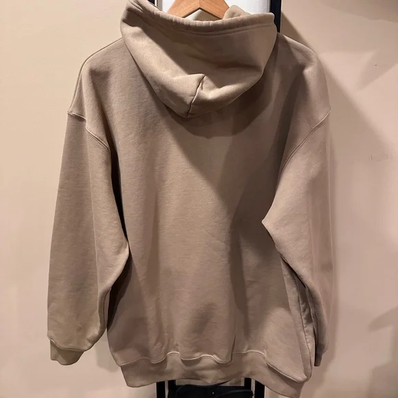 Balenciaga Khaki / Brown Mailbox Letter Logo Pullover Hoodie